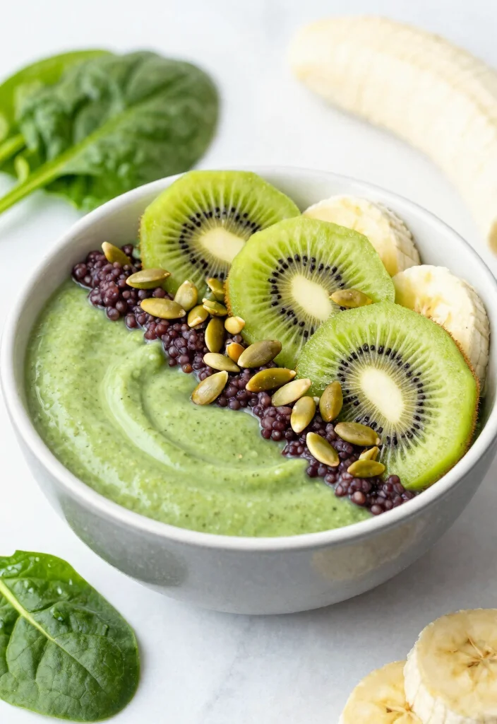 18 Tropical Acai Smoothie Bowl Recipes at Home - 4. Tropical Green Acai Bowl 1