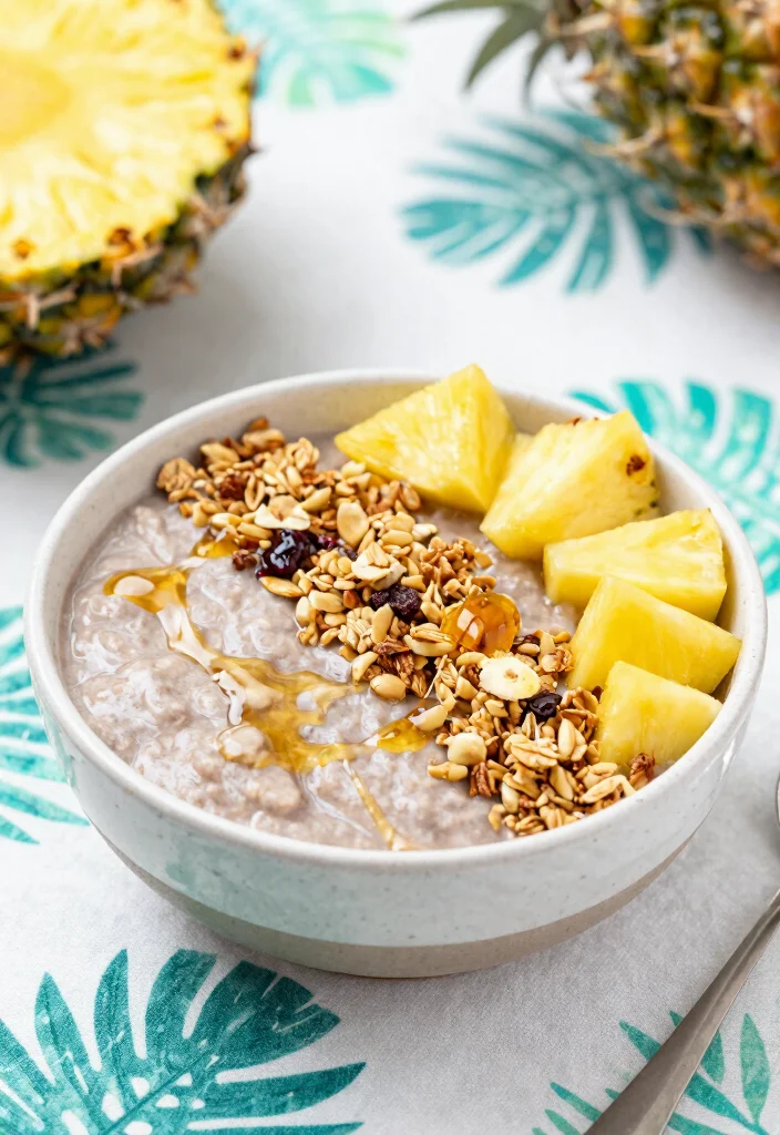 18 Tropical Acai Smoothie Bowl Recipes at Home - 7. Pineapple Bliss Acai Bowl 1