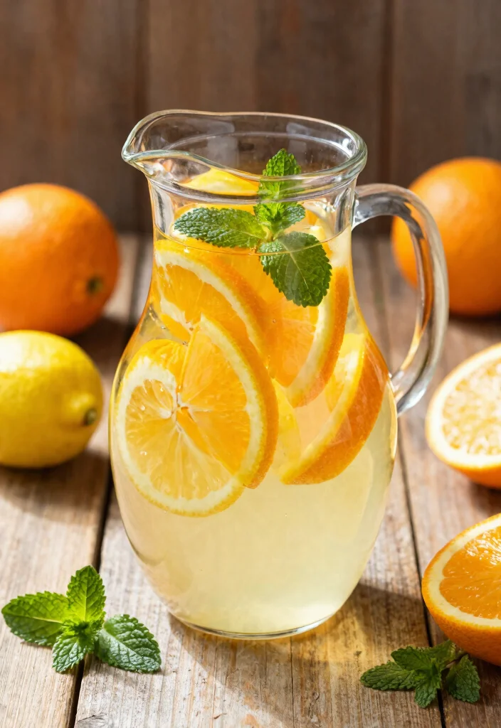 19 Aesthetic Detox Water Recipes for Pinterest-Style Photos and Clean Eating - 1. Citrus & Mint Medley 1