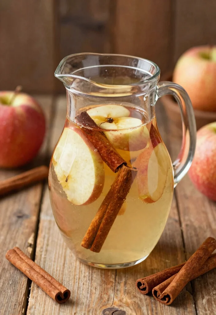 19 Aesthetic Detox Water Recipes for Pinterest-Style Photos and Clean Eating - 9. Apple & Cinnamon Infusion 1