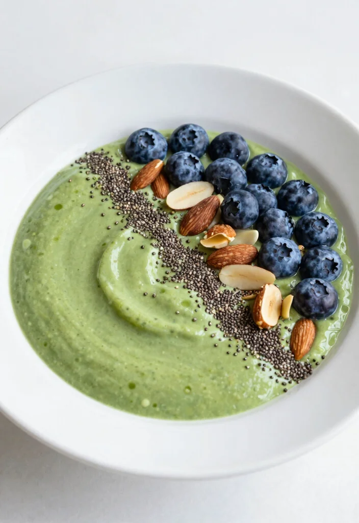 19 Breakfast Smoothie Bowl Recipes for Busy Mornings - 7. Matcha Green Tea Smoothie Bowl 1