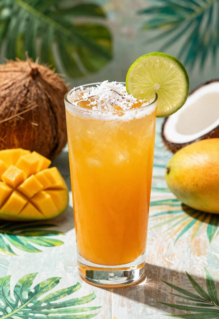 19 Detox Drinks for Clear Skin That Support Hydration and Natural Glow - 18. Coconut Mango Agua Fresca 1