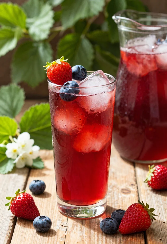 19 Detox Drinks for Clear Skin That Support Hydration and Natural Glow - 3. Berry Hibiscus Iced Tea 1