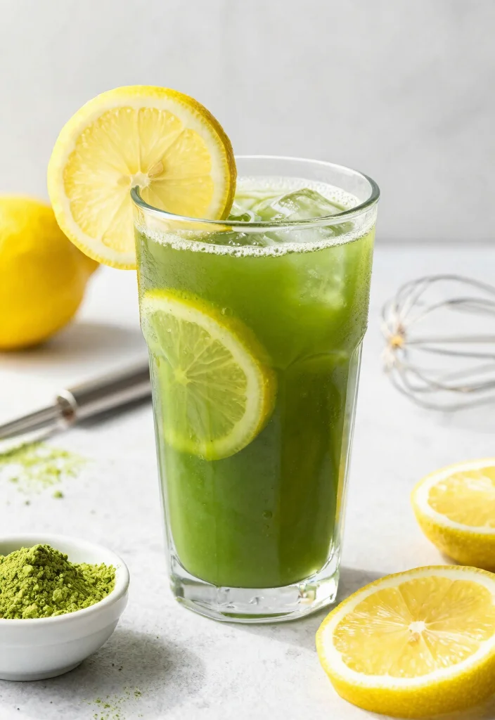 19 Detox Drinks for Clear Skin That Support Hydration and Natural Glow - 4. Matcha Green Tea Lemonade 1