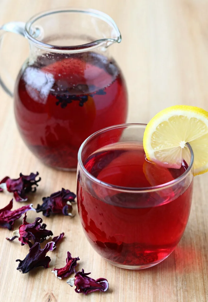 19 Detox Water Recipes for Clear Skin and Acne-Prone Complexions (Gentle Daily Support) - 13. Revitalizing Hibiscus Tea 1