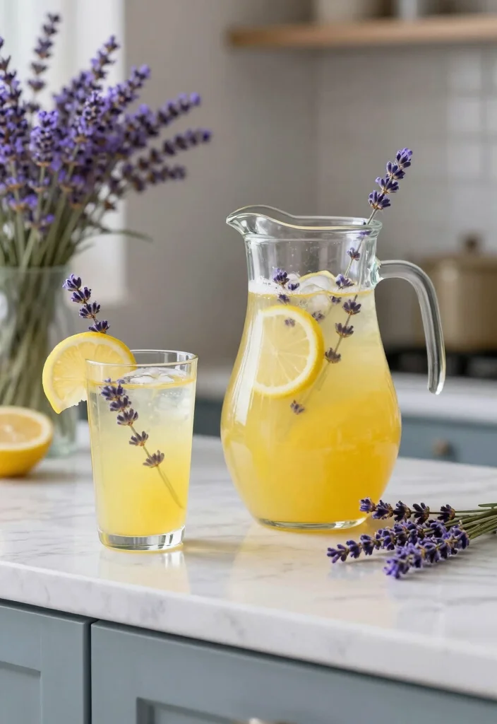 19 Detox Water Recipes for Clear Skin and Acne-Prone Complexions (Gentle Daily Support) - 6. Herbal Lavender Lemonade 1