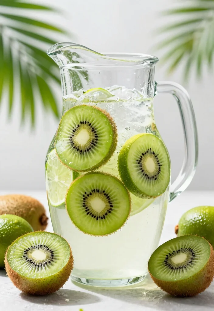 19 Detox Water Recipes for Glowing Skin with Proven Ingredient Combinations - 12. Kiwi and Lime Zest 1