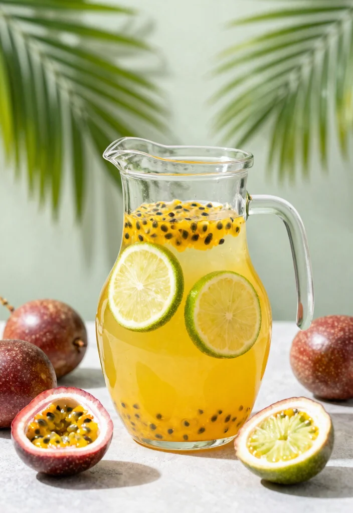 19 Detox Water Recipes for Glowing Skin with Proven Ingredient Combinations - 18. Passionfruit and Lime Quencher 1