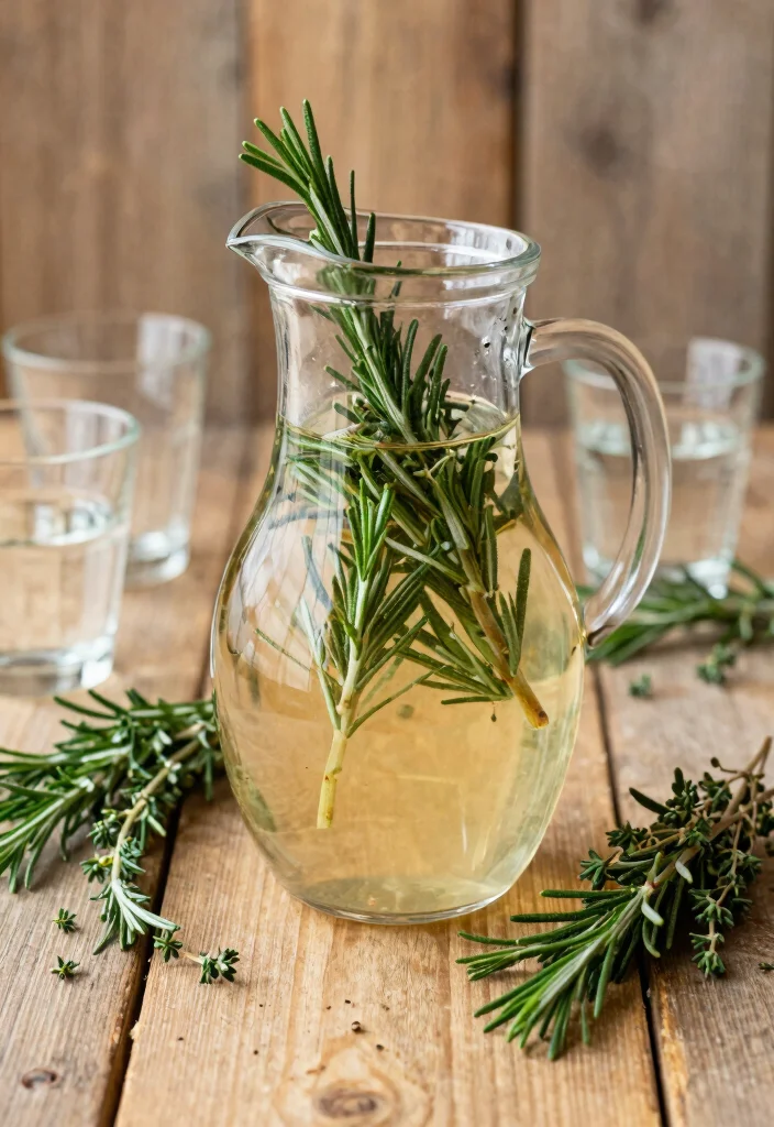 19 Detox Water Recipes for Weight Loss Support and Daily Hydration Habits - 13. Herbal Detox with Rosemary and Thyme 1
