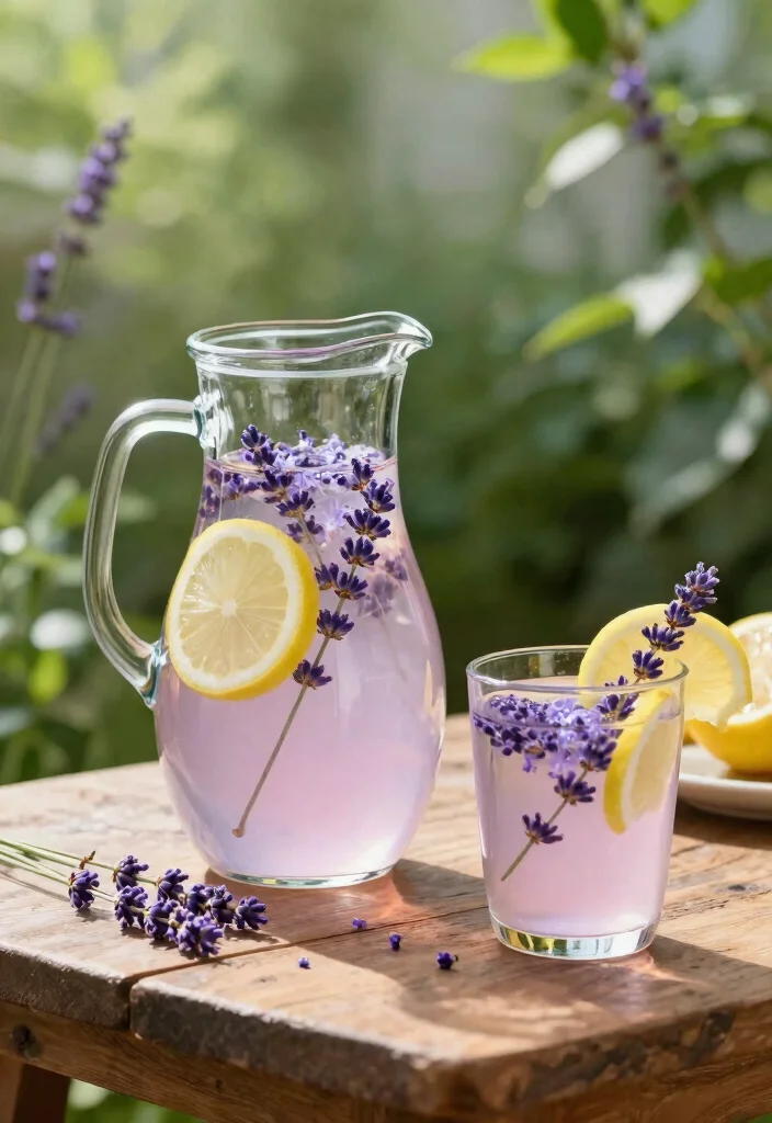 19 Detox Water Recipes for Weight Loss Support and Daily Hydration Habits - 7. Herbal Lavender-Lemonade 1
