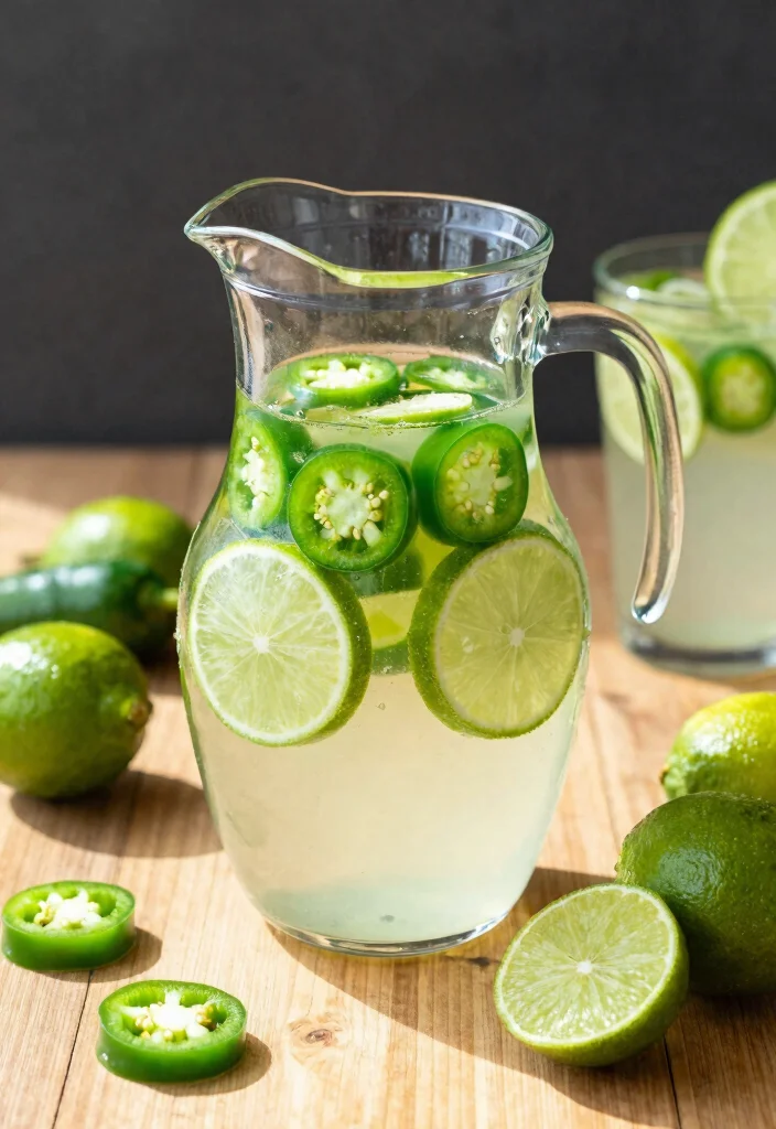 19 Detox Water Recipes for Weight Loss Support and Daily Hydration Habits - 8. Spicy Jalapeño Lime Cooler 1