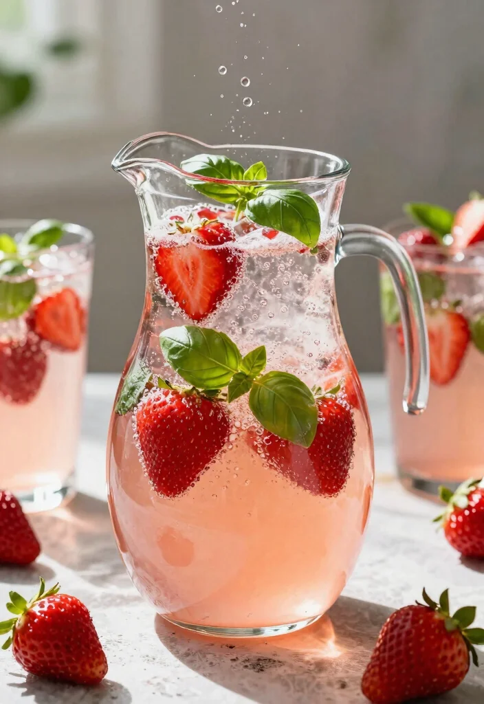 19 Detox Water Recipes for Weight Loss Support and Daily Hydration Habits - 9. Strawberry-Basil Fizz 1