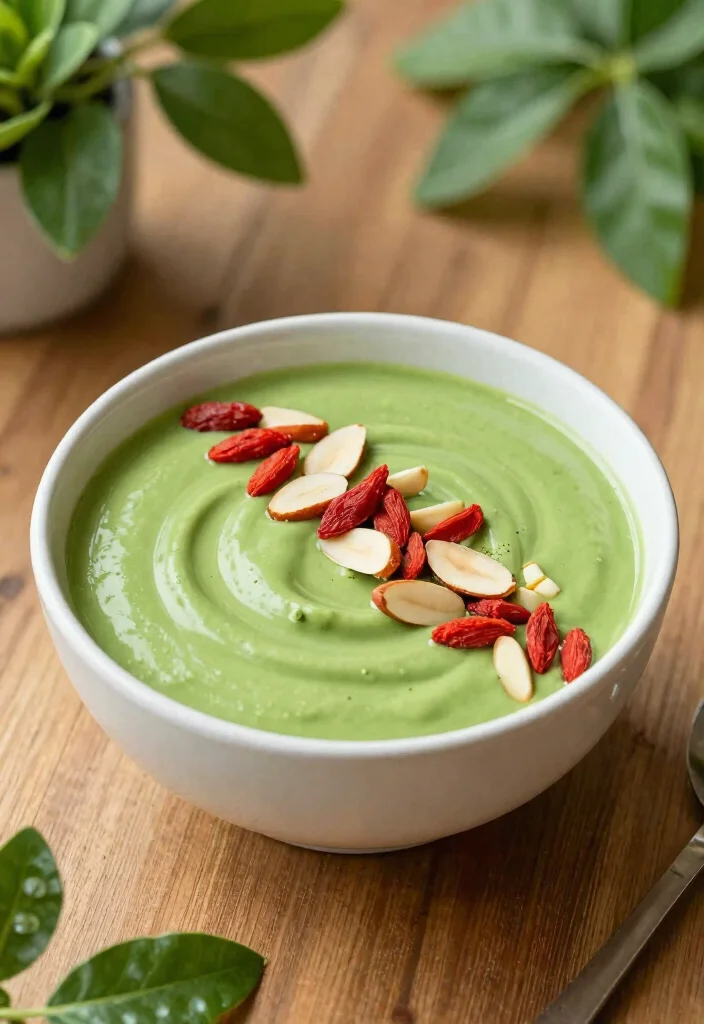 19 Healthy Smoothie Bowl Recipes for Clean Eating - 6. Matcha Energy Bowl 1