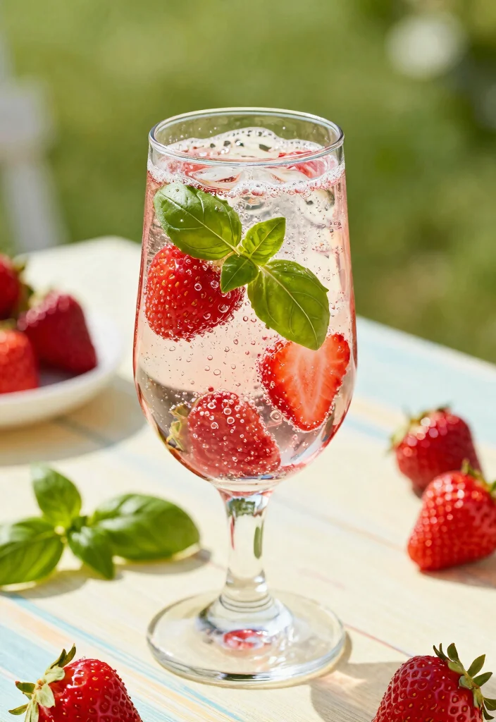 19 Morning Detox Drink Recipes to Start Your Day Hydrated and Refreshed - 15. Strawberry Basil Sparkler 1