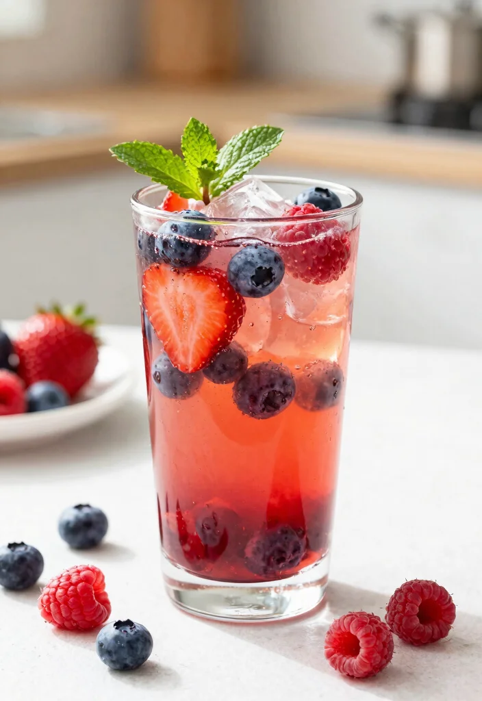 19 Morning Detox Drink Recipes to Start Your Day Hydrated and Refreshed - 4. Berry Detox Refresher 1