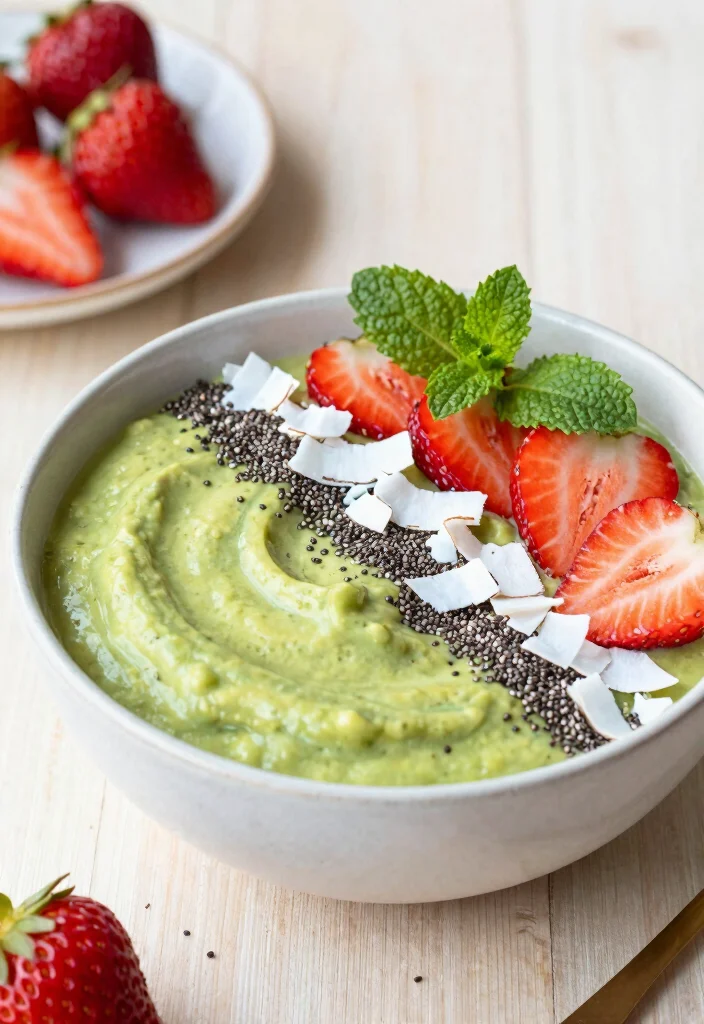 19 Smoothie Bowl Base Ideas Including No Banana Options - 1. Avocado Bliss Base 1