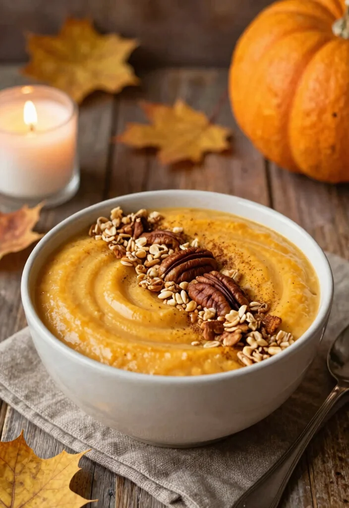 19 Smoothie Bowl Base Ideas Including No Banana Options - 13. Pumpkin Spice Base 1