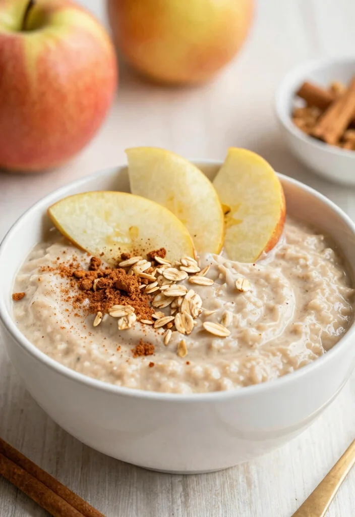 19 Smoothie Bowl Base Ideas Including No Banana Options - 15. Apple Cinnamon Oat Base 1