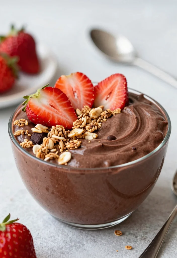 19 Smoothie Bowl Base Ideas Including No Banana Options - 16. Nut-Free Chocolate Base 1