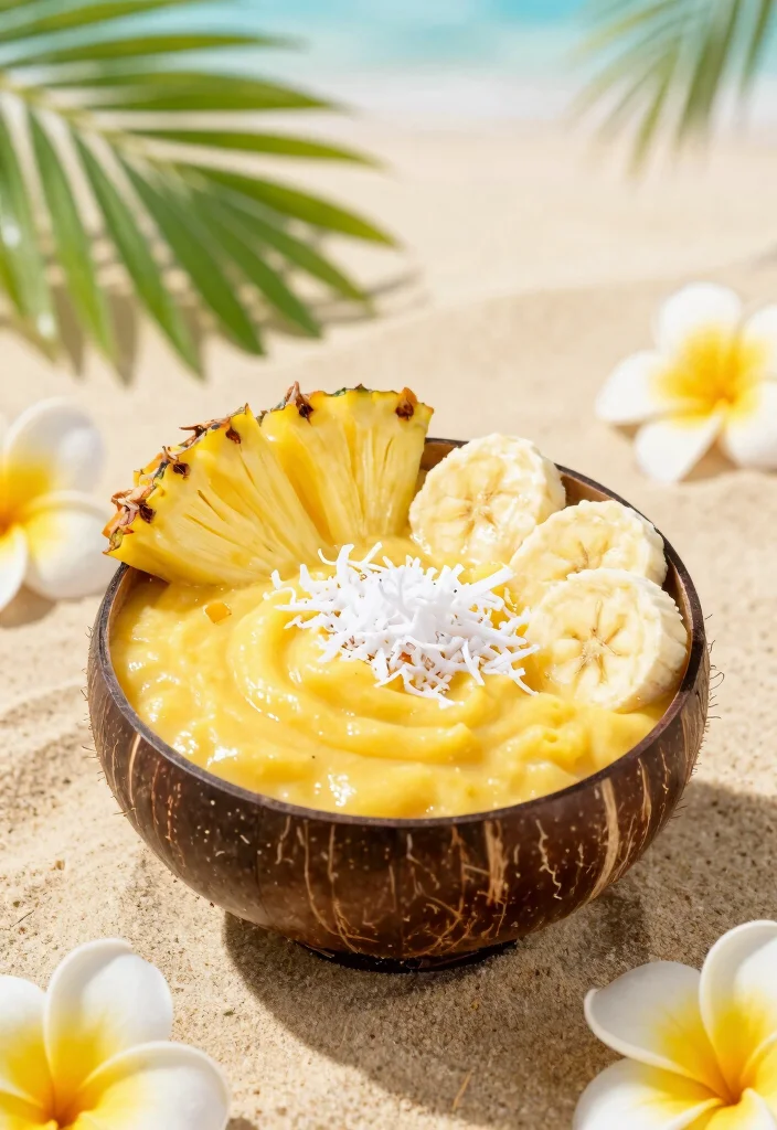 19 Thick Smoothie Bowl Recipes That Stay Creamy - 3. Tropical Paradise Smoothie Bowl 1