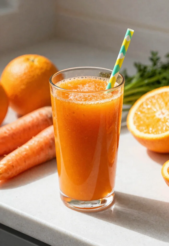 20 Body Detox Cleanse Drink Recipes for Natural Daily Support and Healthy Habits - 16. Orange Carrot Detox Juice 1