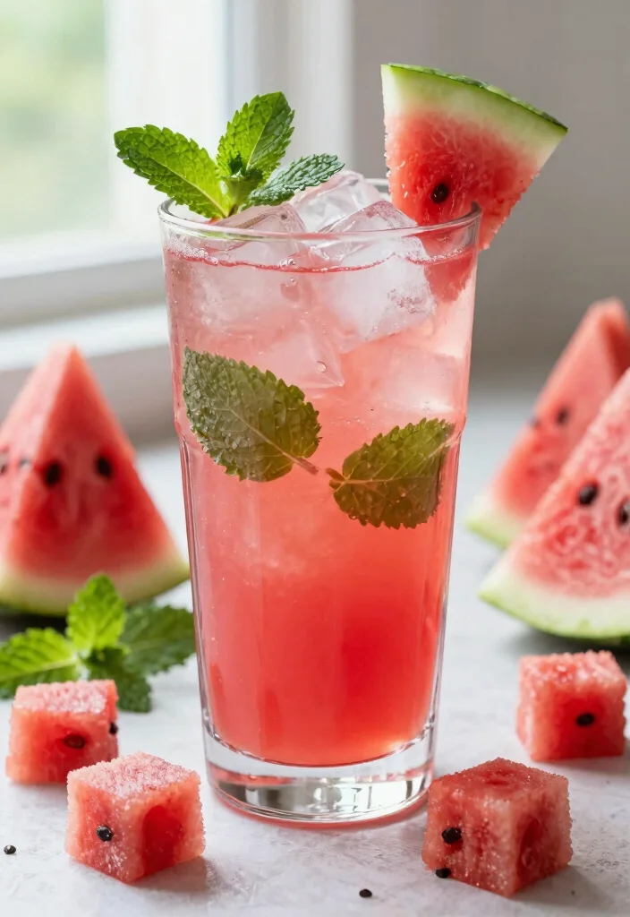 20 Body Detox Cleanse Drink Recipes for Natural Daily Support and Healthy Habits - 18. Watermelon Mint Detox Water 1