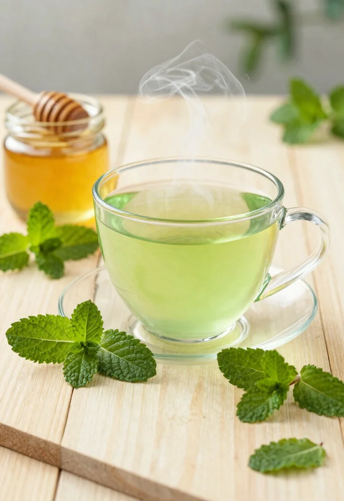 20 Body Detox Cleanse Drink Recipes for Natural Daily Support and Healthy Habits - 19. Sweet Mint Green Tea 1
