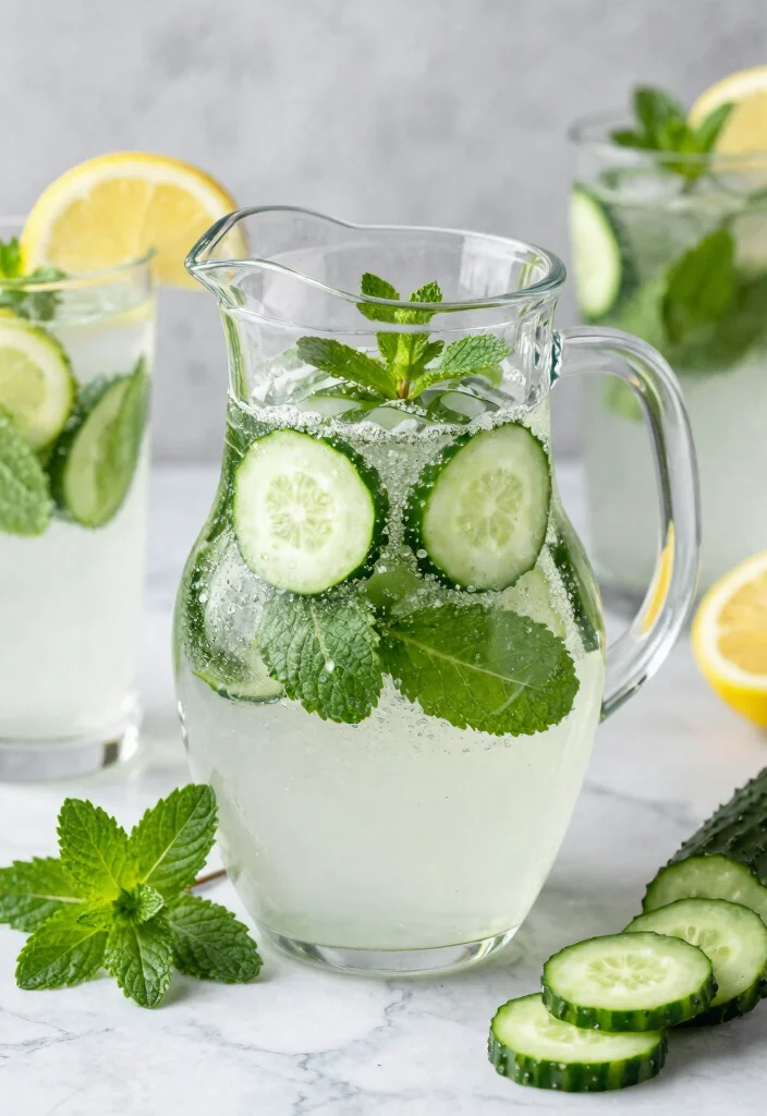 20 Body Detox Cleanse Drink Recipes for Natural Daily Support and Healthy Habits - 2. Cucumber Mint Cooler 1