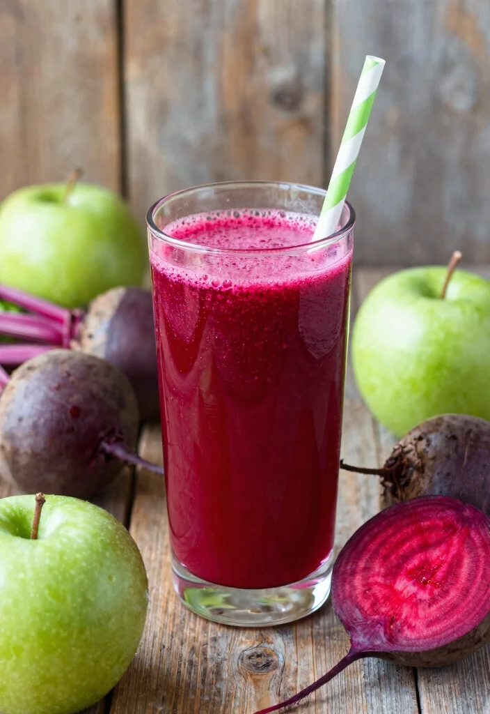 20 Body Detox Cleanse Drink Recipes for Natural Daily Support and Healthy Habits - 3. Beetroot Apple Detox Juice 1