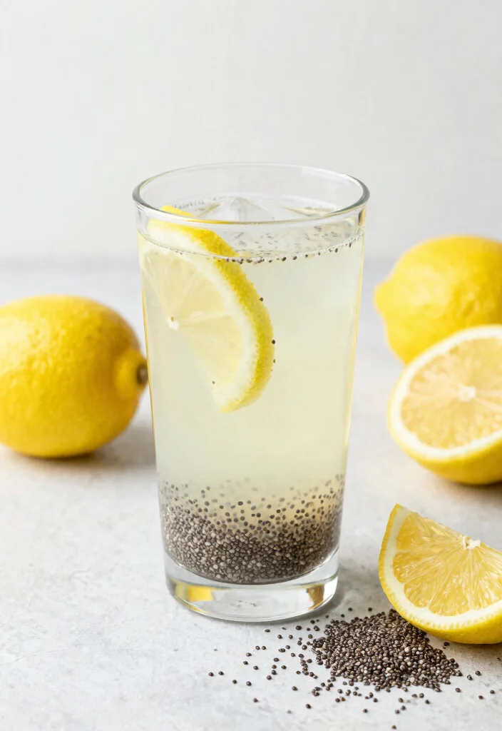 20 Detox Juice Recipes for Daily Cleanse, Light Energy, and Balanced Nutrition - 18. Chia Seed Lemonade Detox Juice 1