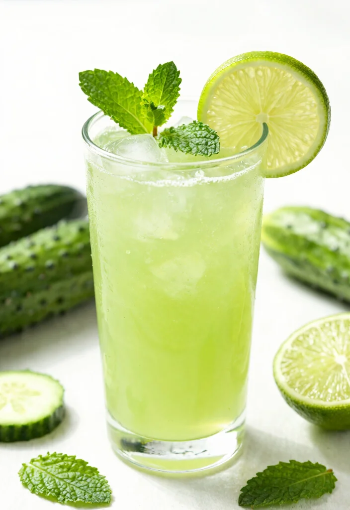 20 Detox Juice Recipes for Daily Cleanse, Light Energy, and Balanced Nutrition - 7. Cucumber Lime Refresher 1