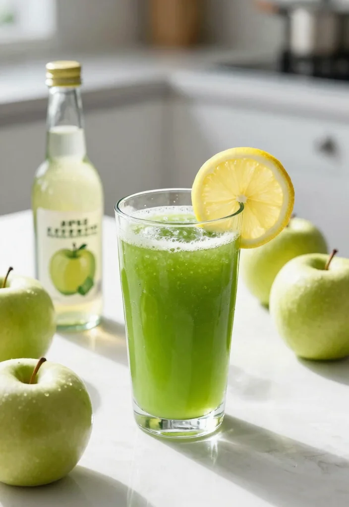 20 Detox Juice Recipes for Daily Cleanse, Light Energy, and Balanced Nutrition - 9. Detoxifying Apple Cider Vinegar Juice 1