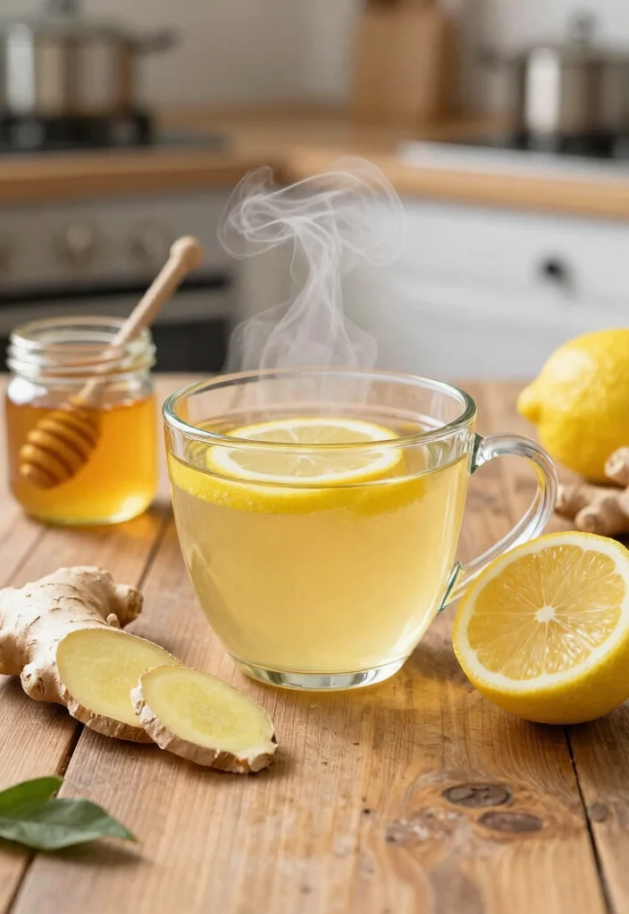20 Detox Tea Recipes You Can Make at Home for Daily Cleanse and Light Energy Boost - 1. Zesty Lemon-Ginger Detox Tea 1