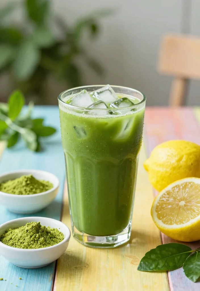20 Detox Tea Recipes You Can Make at Home for Daily Cleanse and Light Energy Boost - 11. Matcha Lemonade Detox Tea 1