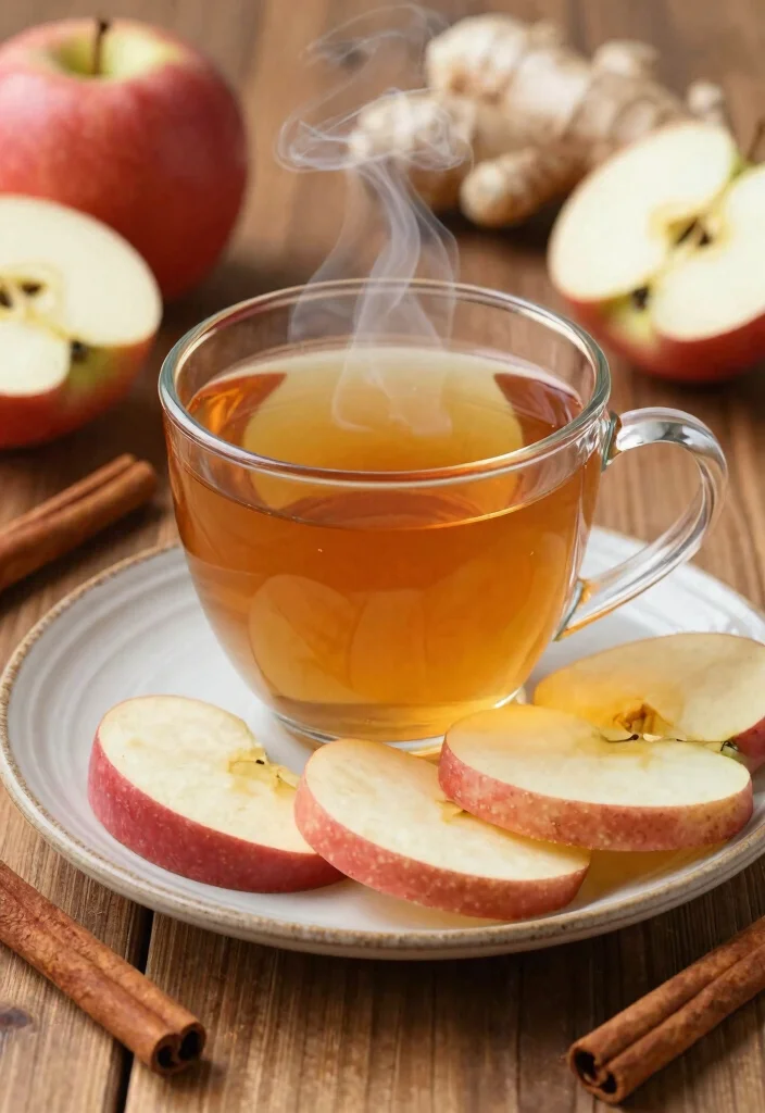 20 Detox Tea Recipes You Can Make at Home for Daily Cleanse and Light Energy Boost - 18. Apple Cinnamon Ginger Detox Tea 1