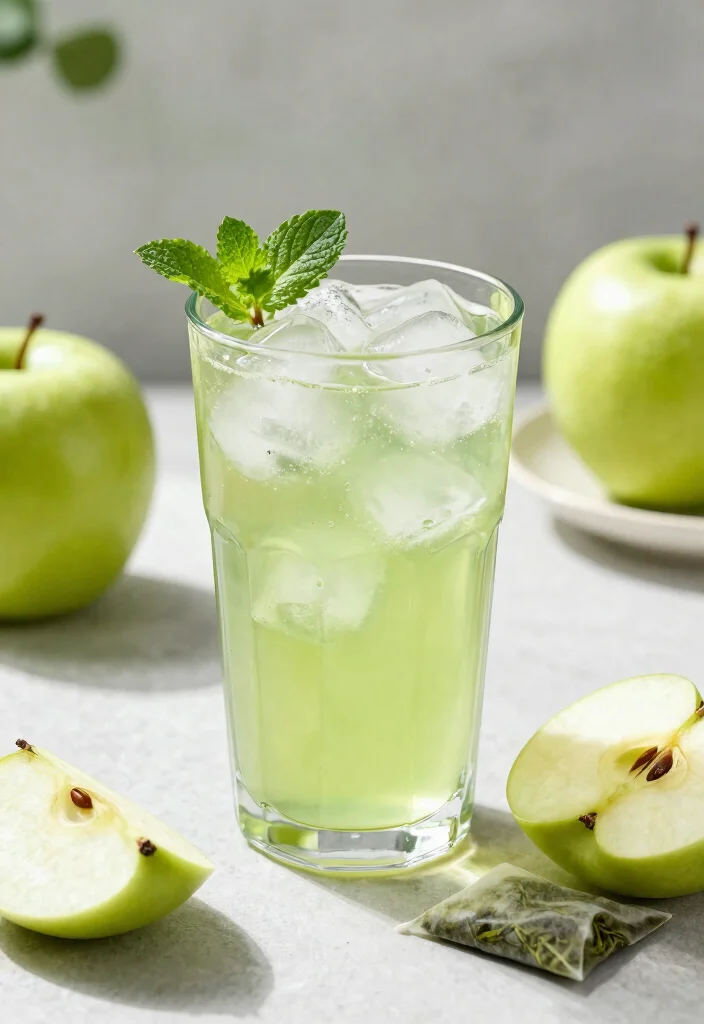 20 Detox Tea Recipes You Can Make at Home for Daily Cleanse and Light Energy Boost - 19. Green Apple Detox Tea 1