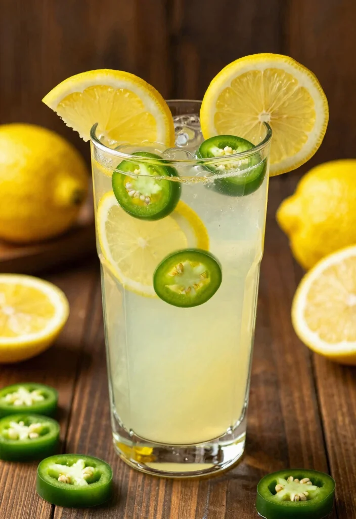 20 Detox Water Recipes Supporting Fat Burning and a Flat Tummy Lifestyle - 11. Spicy Jalapeño Lemonade 1
