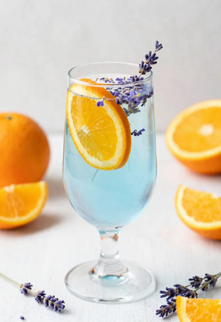 20 Detox Water Recipes Supporting Fat Burning and a Flat Tummy Lifestyle - 15. Orange Lavender Delight 1