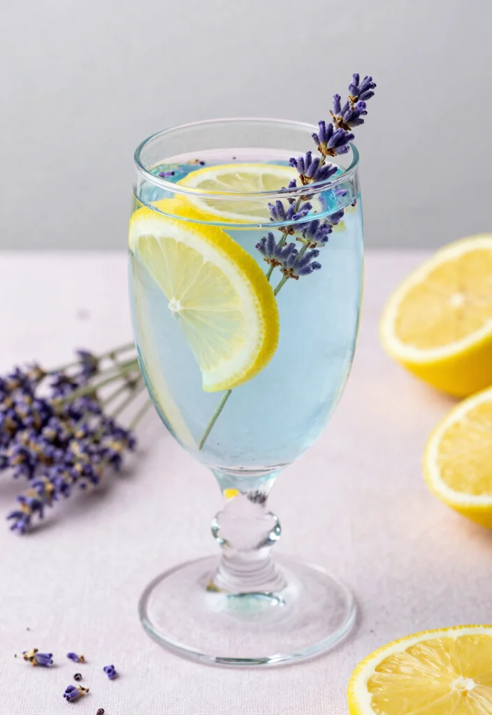 20 Detox Water Recipes Supporting Fat Burning and a Flat Tummy Lifestyle - 9. Lavender Lemon Detox Water 1