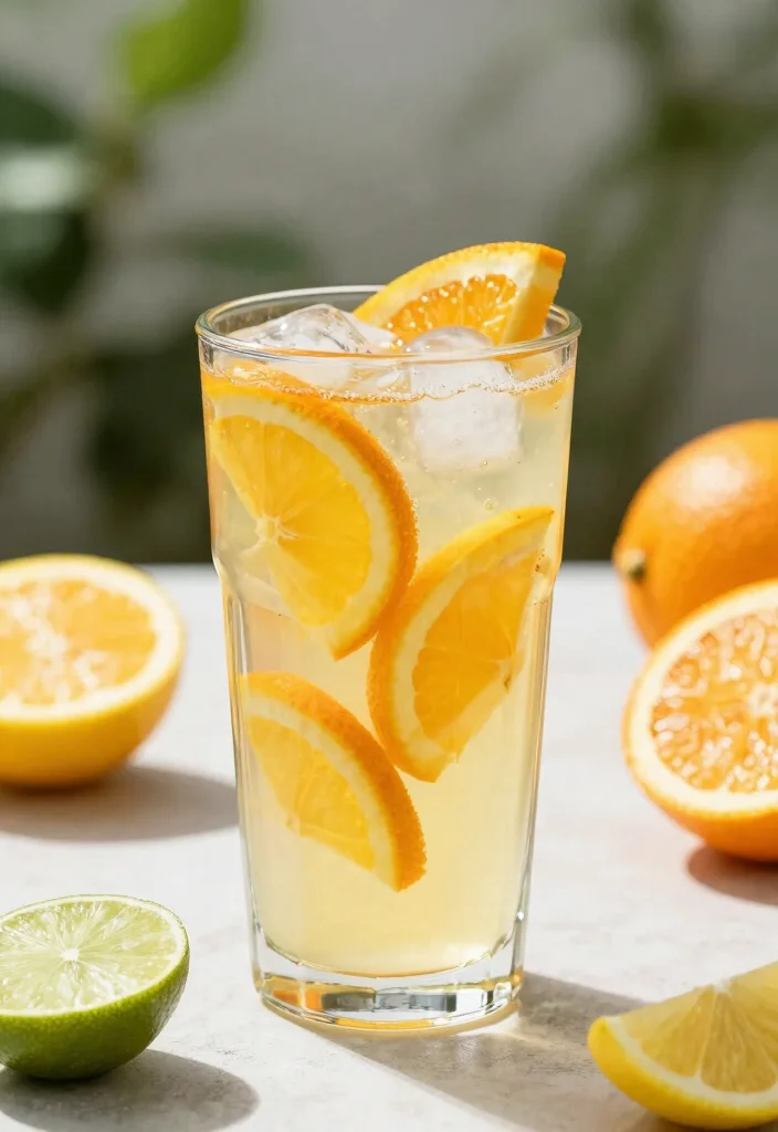 20 Detox Water Recipes for Clear, Glowing Skin with Simple Everyday Ingredients - 18. Zesty Citrus Medley 1