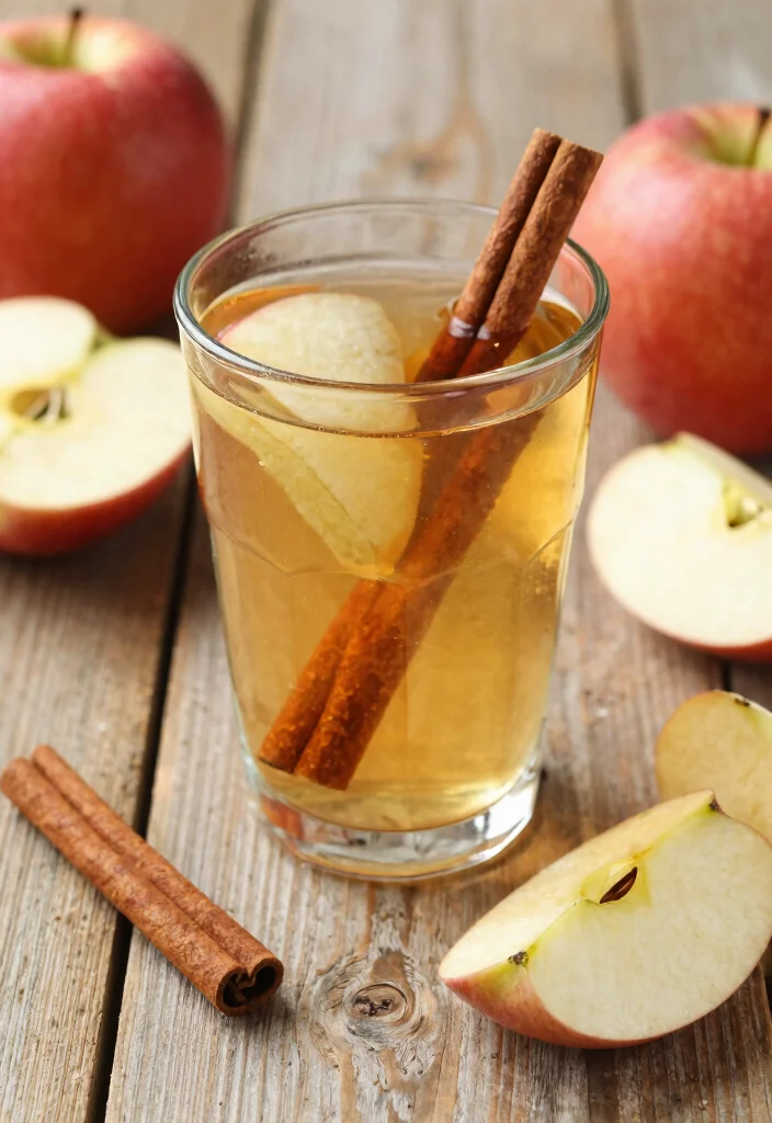 20 Detox Water Recipes for Clear, Glowing Skin with Simple Everyday Ingredients - 8. Apple & Cinnamon Delight 1