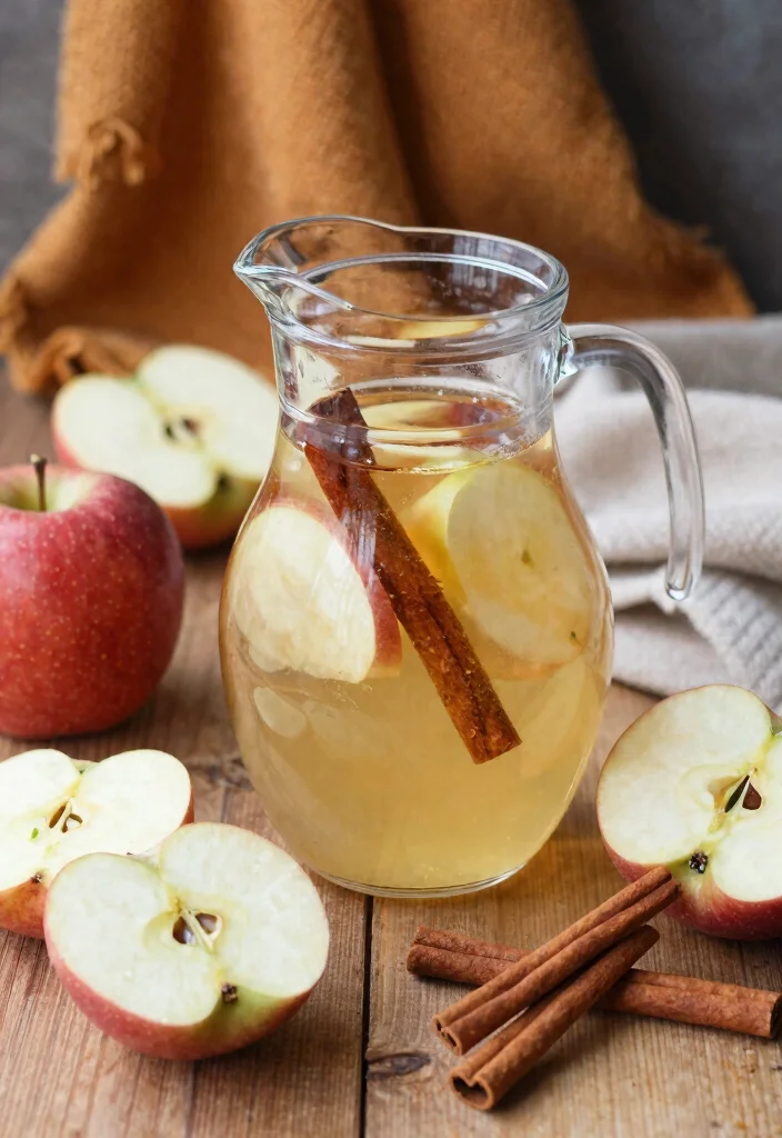 20 Detox Water Recipes for Glowing Skin - 9. Apple & Cinnamon Detox Water 1