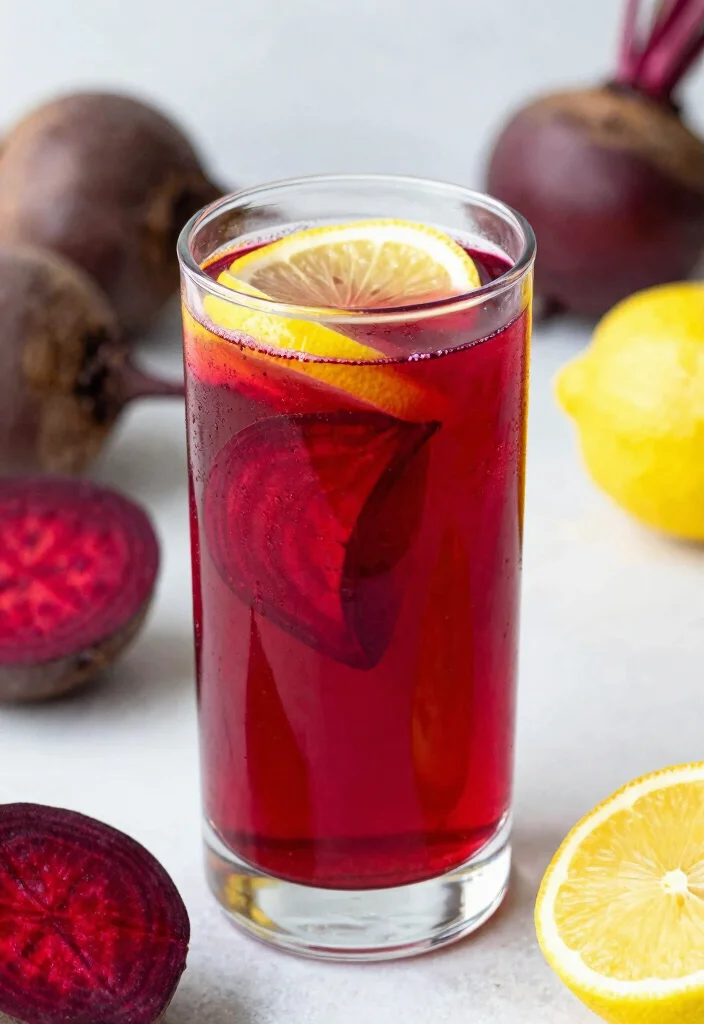 20 Detox Water Recipes for Skin Glow, Hydration, and Everyday Beauty Support - 15. Beetroot and Lemon Boost 1