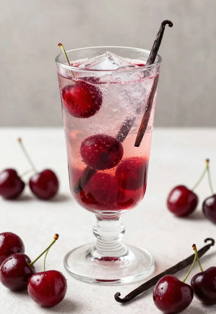 20 Detox Water Recipes for Skin Glow, Hydration, and Everyday Beauty Support - 16. Cherry Vanilla Sparkle 1