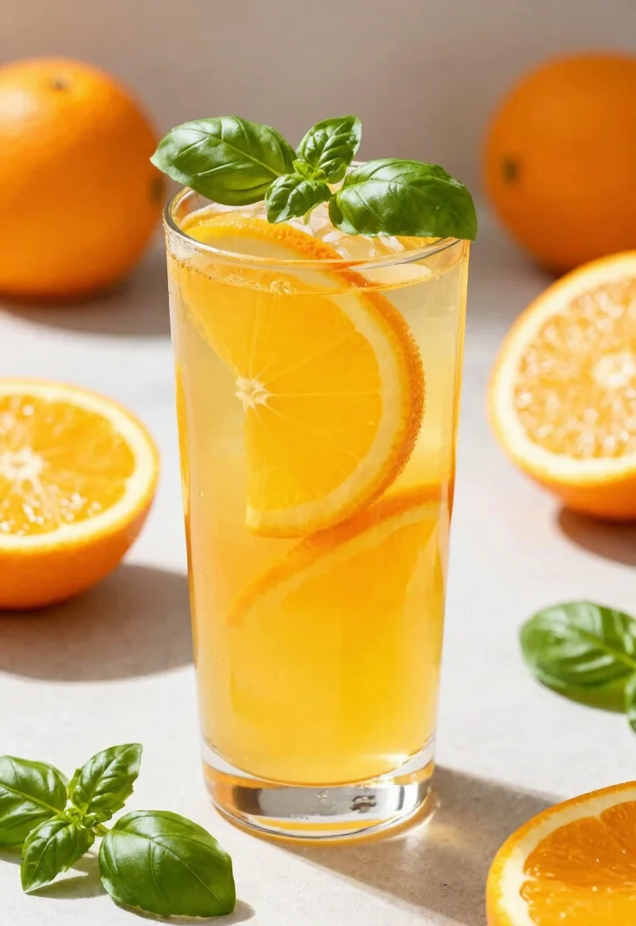 20 Detox Water Recipes for Skin Glow, Hydration, and Everyday Beauty Support - 19. Orange Basil Delight 1