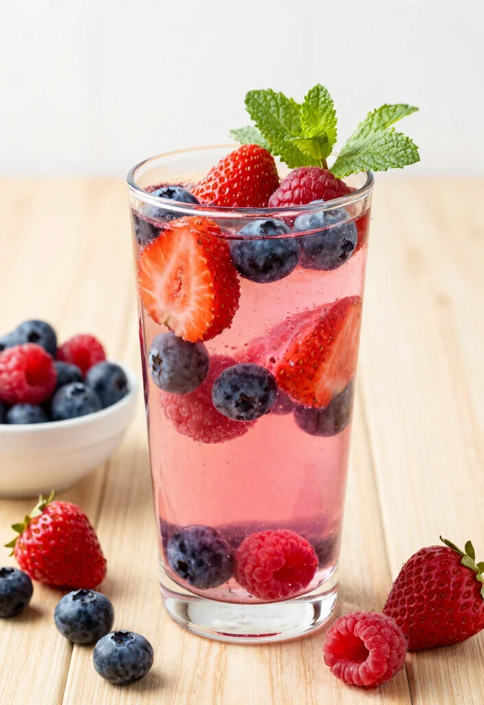 20 Detox Water Recipes for Skin Glow, Hydration, and Everyday Beauty Support - 3. Berry Burst Hydration 1