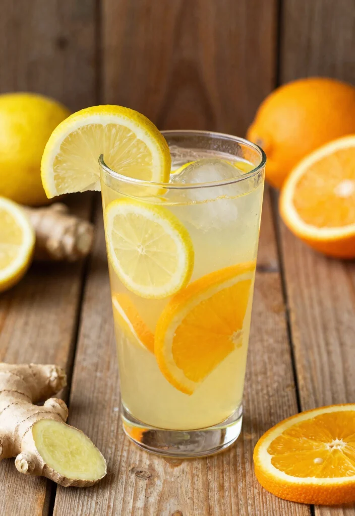20 Detox Water Recipes for Skin Glow, Hydration, and Everyday Beauty Support - 4. Ginger Citrus Glow 1
