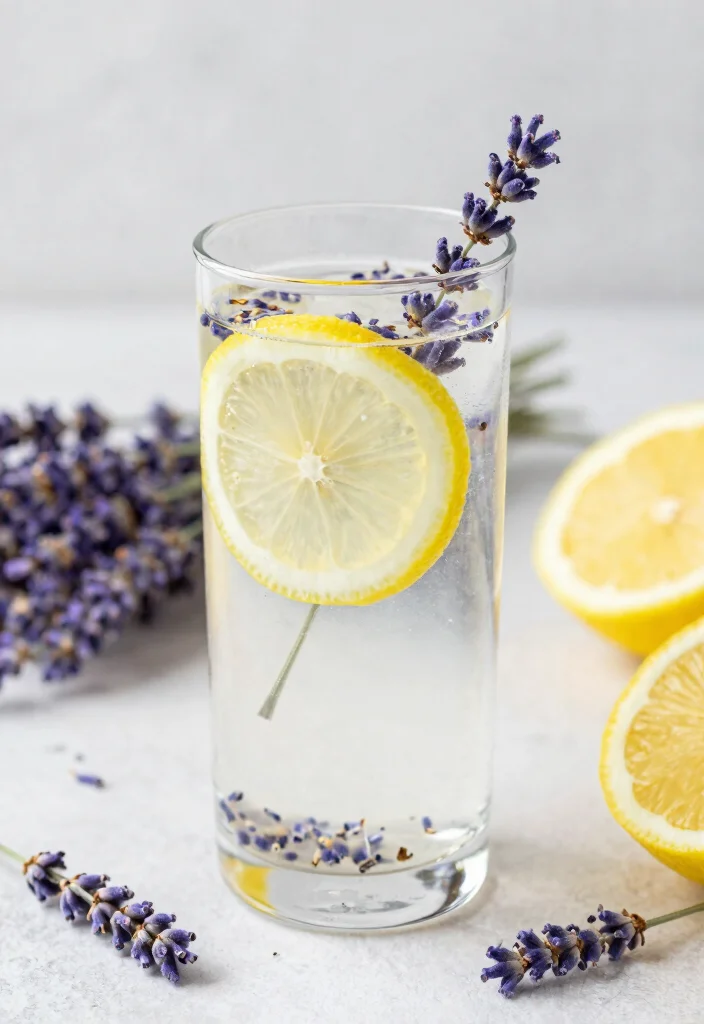 20 Detox Water Recipes for Skin Glow, Hydration, and Everyday Beauty Support - 9. Lavender Lemonade Detox Water 1