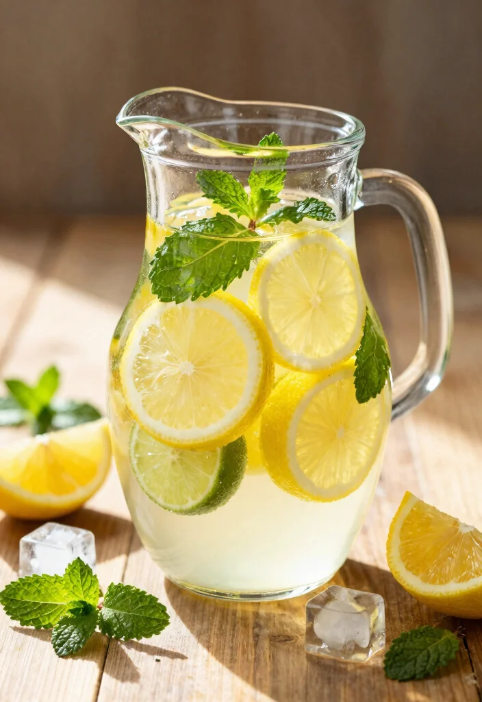 20 Detox Water Recipes for Skin Health, Hydration, and Natural Beauty Support - 1. Citrus & Mint Splash 1