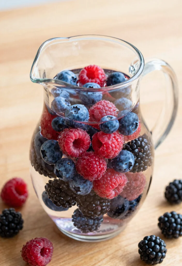 20 Detox Water Recipes for Skin Health, Hydration, and Natural Beauty Support - 4. Berry Bliss Detox 1